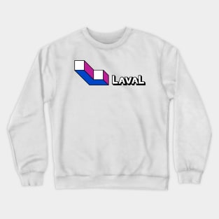 Laval Quebec Flag Decal Crewneck Sweatshirt